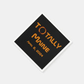 Totally Maine 2024 Solar Eclipse Serviette (Ecke)