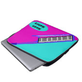 Totally Neon 80er Keytar Laptopschutzhülle (Vorne Knopf)