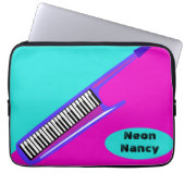 Totally Neon 80er Keytar Laptopschutzhülle (Vorderseite)