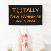 Totally New Hampshire 2024 Solar Eclipse Banner (Insitu)