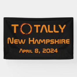 Totally New Hampshire 2024 Solar Eclipse Banner