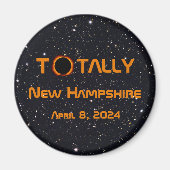 Totally New Hampshire 2024 Solar Eclipse Magnet (Vorne)