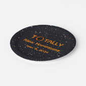 Totally New Hampshire 2024 Solar Eclipse Pappteller (Schrägansicht)