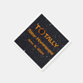 Totally New Hampshire 2024 Solar Eclipse Serviette (Ecke)