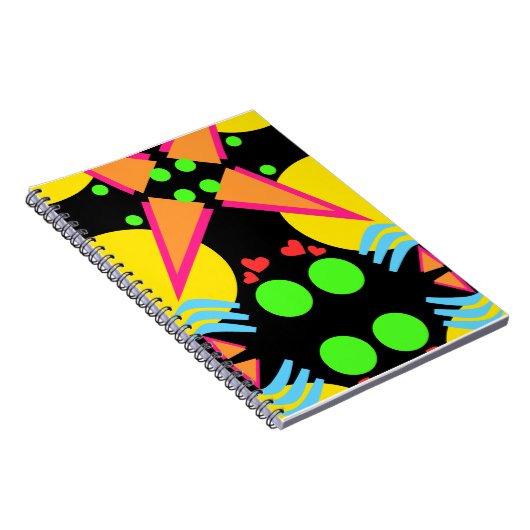 Totally New Wave Achtzig Notizblock (Rechte Seite)