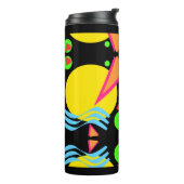 Totally New Wave Achtzig Thermosbecher (Nach links gedreht)