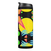 Totally New Wave Achtzig Thermosbecher (Nach rechts gedreht)