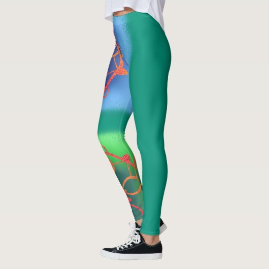 Totally Ocean Zen Emerald Green Mandala Leggings (Links)