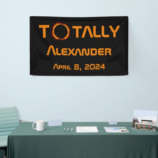 Totally Personal 2024 Solar Eclipse Banner (Messeveranstaltung)