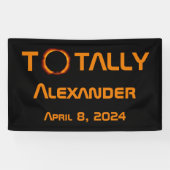 Totally Personal 2024 Solar Eclipse Banner (Horizontal)