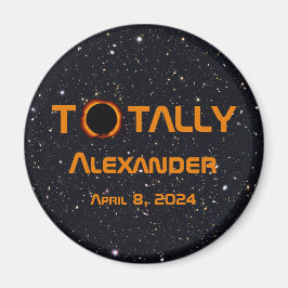 Totally Personal 2024 Solar Eclipse Magnet