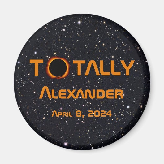 Totally Personal 2024 Solar Eclipse Magnet (Vorne)