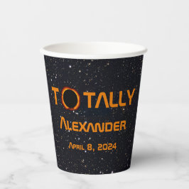 Totally Personal 2024 Solar Eclipse Pappbecher