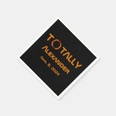 Totally Personal 2024 Solar Eclipse Serviette (Ecke)