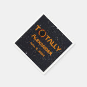 Totally Personal 2024 Solar Eclipse Serviette (Ecke)