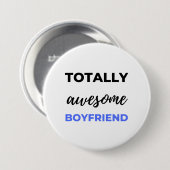 Totally Phantastisch Boyfriend Black Button (Vorne & Hinten)