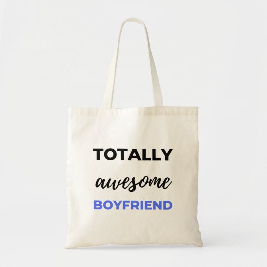 Totally Phantastisch Boyfriend Black Tragetasche (Vorne)