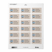 Totally Phantastisch Nanna Blue T - Shirt and GIft Adressaufkleber (Vorne)