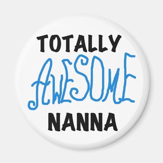 Totally Phantastisch Nanna Blue T - Shirt and GIft Magnet (Vorne)