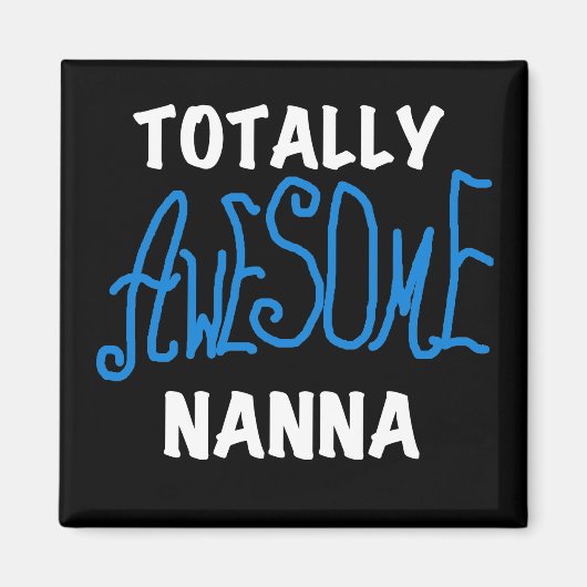 Totally Phantastisch Nanna Blue T - Shirt and GIft Magnet (Vorne)
