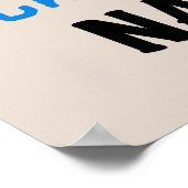 Totally Phantastisch Nanna Blue T - Shirt and GIft Poster (Ecke)