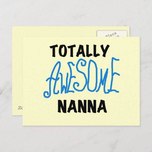 Totally Phantastisch Nanna Blue T - Shirt and GIft Postkarte (Vorne/Hinten)