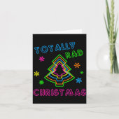 Totally Rad Christmas - 80s Retro Christmas Karte (Vorderseite)