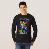 Totally Rad Fifth Grade Grad Graduation Unicorn T-Shirt (Vorne ganz)