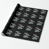 Totally Ratical Funny Rat Pun Dark BG Geschenkpapier (Ungerollt)