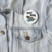 Totally Ratical Funny Ratte Pun Button (Beispiel)