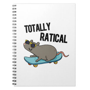 Totally Ratical Funny Ratte Pun Notizblock