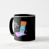 Totally Stuck On You Bold Romantic Style  Tasse (Vorderseite Links)