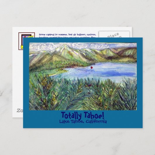 Totally Tahoe Postkarte (Vorne/Hinten)