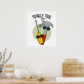 Totally Tool Funny Handyman Puff Poster (Küche)
