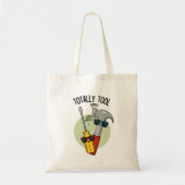 Totally Tool Funny Handyman Puff Tragetasche (Vorne)