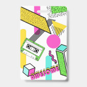 Totally Tubular 80er Geburtstagsparty Ausweis (Rückseite)