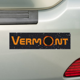 Totally Vermont 2024 Solar Eclipse Autoaufkleber