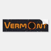 Totally Vermont 2024 Solar Eclipse Autoaufkleber (Vorne)