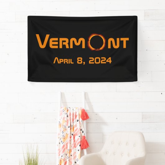 Totally Vermont 2024 Solar Eclipse Banner (Insitu)