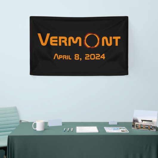 Totally Vermont 2024 Solar Eclipse Banner (Messeveranstaltung)