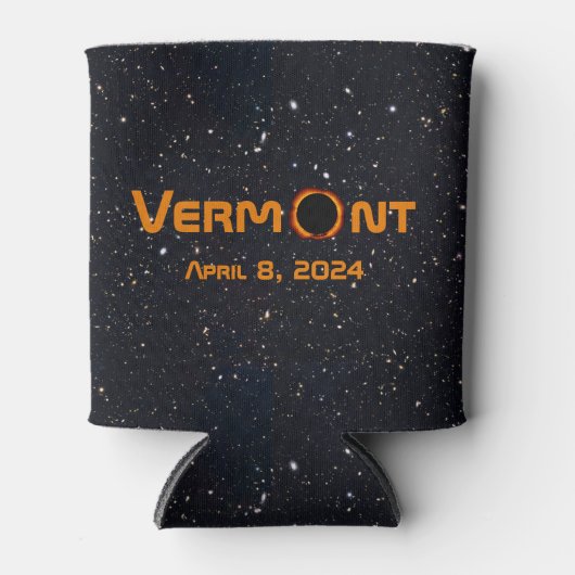 Totally Vermont 2024 Solar Eclipse Dosenkühler (Vorderseite)