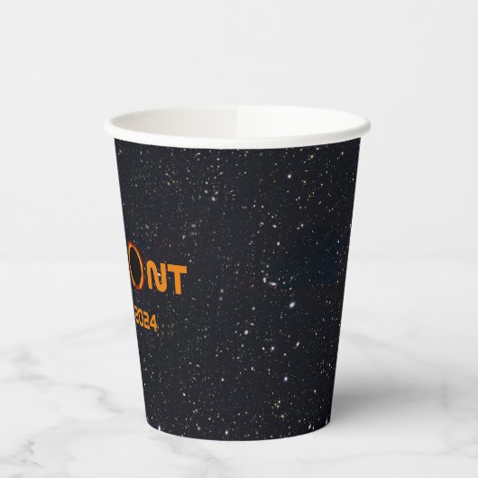 Totally Vermont 2024 Solar Eclipse Pappbecher (Links)