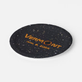 Totally Vermont 2024 Solar Eclipse Pappteller (Schrägansicht)