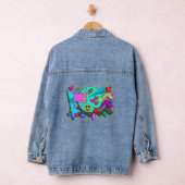 Totally Wild Cartoon 90s Flashback Comic Muster Jeansjacke (Hangar)