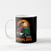 Totally Witching Drive Niedlich Hexe auf Garbage T Kaffeetasse (Links)