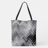 Totbeutel aus gebürstetem Stahl Tasche (Rückseite)