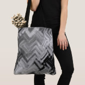 Totbeutel aus gebürstetem Stahl Tasche (Von Nahem)