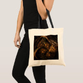 Totbeutel der Mutter Erde Abstrakte Kunst Tragetasche (Vorderseite (Produkt))