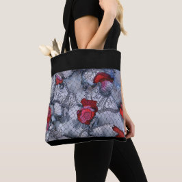 Totbeutel der schwarzen Rose Tasche