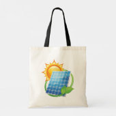 Totbeutel für Solarenergie-Power Tragetasche (Rückseite)